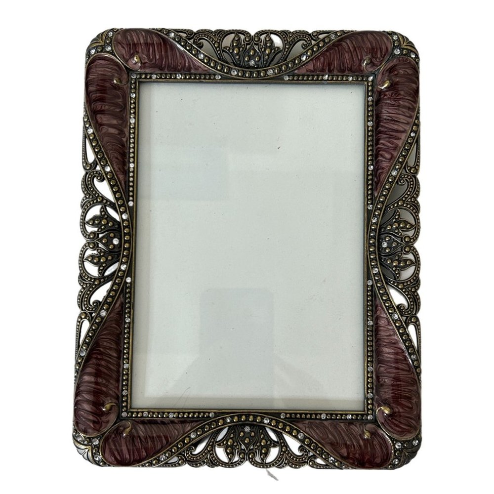 Victorian Style Picture Frame Jeweled Decor Frame
